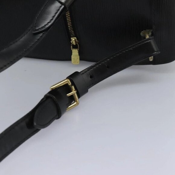 LOUIS VUITTON Epi Mabillon Backpack Black M52232 LV Auth 115093 - Picture 13 of 16